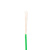金龙羽  电线电缆  ZC-BVR2.5平方 国标铜芯线单芯多股软线阻燃100米绿色