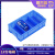 适用于分格箱多格分格收纳盒零件盒分类盘塑料周转箱修理专用箱螺 1#长四格-蓝色