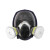 锐麻 防毒全面具喷漆甲醛农药化工粉尘防毒口罩 球形面具+7号扁罐 