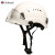 哥尔姆安全帽ABS透气工地建筑施工帽子logo定制GM718白色防目镜（白色）