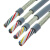 耐油耐折线灰色TRVVP10芯0.3柔性屏蔽拖链电缆RVVP 8芯0.5平 拖链屏蔽线 10芯x0.75平(5米)