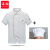 谋福（CNMF）食堂厨师工作服 厨师服 短袖白色+帽子5XL