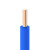 起帆(QIFAN)电线电缆 国标铜芯特软线 阻燃多股软线 导体结构 ZB/ZR-RV0.75平方40*0.15mm100米蓝色