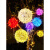 挂树藤球灯户外防水led灯串街道亮化创意满天星圆球铜线装饰彩灯 藤球灯 绿色30厘米 绿光E
