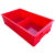 英达斯贝克 分格零件盒塑料加厚多格箱螺丝分类五金配件工具箱物料分类长方形 2格红 355*200*85mm