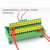 两进多出接线端子排电源 PLC分线盒电线连接器并线器接线盒快接头 2进24出 BKFX0224D