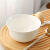 利瑞芬碗家用瓷米饭碗小汤碗酒店餐具面碗吃饭碗白色