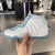 耐克（NIKE）【现货】NIKE 耐克 Foamposite GS哈达威 万圣节喷复古篮球鞋 DM1090-400 浅蓝 36.5
