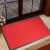 米奇特工 PVC可裁剪双条纹酒店地垫 走廊过道防滑地毯 楼梯垫 大红色 1.8*5m