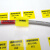 A4网线标签纸 缠绕型线缆网线标签贴纸 通信机房布线路标签打印纸 黄色