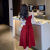 HXZP参加婚礼穿的衣服女套装 姐姐敬酒服新娘高级感回门红色裙子小礼 黑色五分袖 高品质 M 建议85-100斤