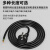 广昌兴（G.C.X）国标3c认证全铜三芯电源线带单插头裸尾3孔排插座自接线加长电气装备配线 10a 3*1.5平方 3米