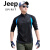 吉普（JEEP）户外加绒保暖速干衣男长袖T恤男拼色快干衣吸汗透气徒步登山运动 灰色 XL