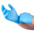 迈恻亦9寸一次性乳胶手套黄色无粉净化工业橡胶手套劳保乳胶防护手套薄 蓝纯丁腈手套*100只/盒 M
