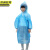 京洲实邦 加厚开扣款蓝色白色备注 加厚一次性雨衣长款全身透明大码JZSB-9205