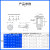 不锈钢防水螺母柱BS-M4M5M6M8-0/1/2 压铆螺柱盲孔密封封闭螺母 BS-M5-1【100个】