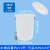 加厚大号塑料水桶带盖级储水桶圆桶装米特大容量发酵胶桶 白色380#桶带盖(约装水420斤3