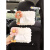 雷迪龙（RETFGTU）车载纸巾盒创意可爱简约挂式汽车扶手箱高车内抽纸盒垃圾袋装饰 粉色小花泡芙纸巾盒
