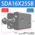 SDA16小型气动薄型气缸外牙SDA16*10X15X20X25X30X40X60-SB SDA16X25SB 推力10公斤