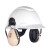 PELTOR H6P3E 隔音降噪音耳罩挂安全帽式耳罩防噪音工作工业降噪 适用于95dBA环境 H6A头戴式耳罩