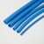 玛仕福 3倍热缩管双壁带胶热塑管加厚防水绝缘彩色电线保护套管 蓝色2.4mm（1米）