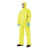霍尼韦尔4503000液密型化学连体带帽复合聚乙烯防护防化服 黄色 XXL