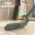 SMVP拖地板的专用拖把免手洗家用懒人拖地带桶平板拖布替换干湿两用 普通款36CM面板+加强杆 橙绿-4块替换布