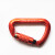 单点空中瑜伽吊床锁扣配件户外登山探洞威8字万向旋转环 红色D型自动锁