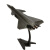 Jinwey歼20战斗机模型精致版 1:32黑色涂装   训练模型