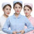 保罗岚芝（BOLOLANZHI）护士帽长帽燕尾帽薄款厚款春季夏季护士工作帽子 蓝色厚款