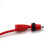 梦茜儿4mm镀金电力线香蕉插头线实验室设备导线电源线连接器线的 红'色 0.5'm