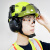 达林韦尔（DARLINGWELL）达林韦尔工地护目防砸安全帽带双护目镜蓝牙耳罩耳机通信音乐国标