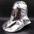 朋安1000℃铝箔隔热帽 化工冶金耐高温双层隔热面罩 铝箔头罩透明镜片