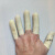 20个50个100个劳保乳胶橡胶工业加厚耐磨麻点切口颗防滑手指套 黑色加厚大号L(100个)