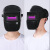 牛皮焊工面罩自动变光变色氩弧焊帽电焊镜防护专用全脸部轻便透气 自动变光镜片