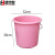 集华世 多功能加厚手提装水塑料桶【32*30cm粉色15L】JHS-0176