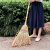 庄太太 户外大扫把庭院花园硬毛扫地笤帚【加厚一体簸箕】ZTT0635