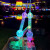 UHFR上海特色纪念品东方明珠模型塔摆件水晶世界建筑工艺品地标广州塔 东方明珠七彩发光