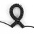 10芯弹簧线信号线带屏蔽0.2/0.3平方螺旋电缆线伸缩线编织屏蔽线 10芯0.2平方拉5米(OD 6MM )