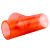 伟星PVC可视化线管配件 电工套管保护管配件 穿线管绝缘阻燃管件 等径三通 红色16mm（10个装）