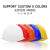 伟光 安全帽 新国标 ABS透气夏季安全头盔 圆顶玻璃钢型 工地建筑 工程监理 电力施工安全帽 红色 【圆顶ASB】 一指键式调节