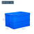 加厚周转箱长方形大号带盖储物收纳盒子养龟箱胶箱塑料筐物流胶框 600400外径665490410 红色