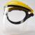 电焊面罩头戴式防冲击打磨防尘焊帽氩弧焊炒菜实验室防护面罩 正旺透明面罩套装