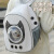 SLPC猫包大号外出旅行便携宠物包太空舱双肩猫咪书包简约宠物背包 白色 适合16斤内猫咪