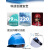 德威狮安全帽工地国标头盔男夏季白色透气工作帽定制logo印字可调节 A3蓝色旋钮帽衬（ABS高硬度更安全）