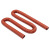 鑫嵘 矽胶高温风管 加厚软管耐高温硫化管 红色 内径300mm(4米/条)
