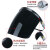 稳斯坦 WF048 铝支架面罩 轻便式电焊防护面屏 防冲击防强光 可配安全帽 支架黑屏