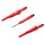 木工干性记号笔深孔自动铅笔带削笔刀 650100 HDM 红黄黑多色铅笔芯10支650120