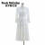 保罗蒙巴登法式白色蕾丝小众设计系带初恋别致仙女裙F916 白色 S
