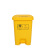 锐拓医疗废物桶加厚黄色脚踩废弃口罩回收垃圾桶带盖诊所医院用垃圾桶60L医疗脚踏款